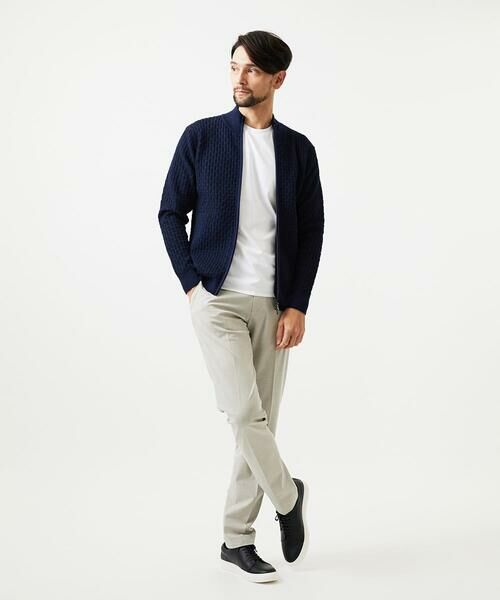 MICHEL KLEIN HOMME / ミッシェルクランオム ニット・セーター | スタンドカラ—ニットカーディガン | 詳細4