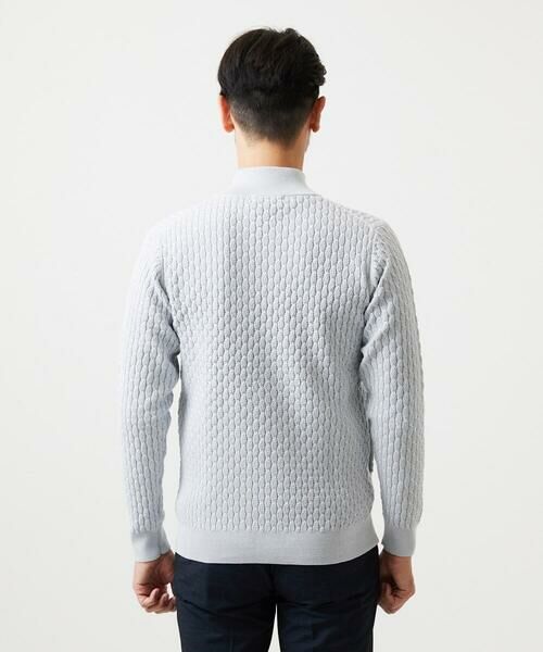 MICHEL KLEIN HOMME / ミッシェルクランオム ニット・セーター | スタンドカラ—ニットカーディガン | 詳細12