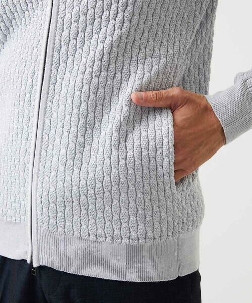 MICHEL KLEIN HOMME / ミッシェルクランオム ニット・セーター | スタンドカラ—ニットカーディガン | 詳細15