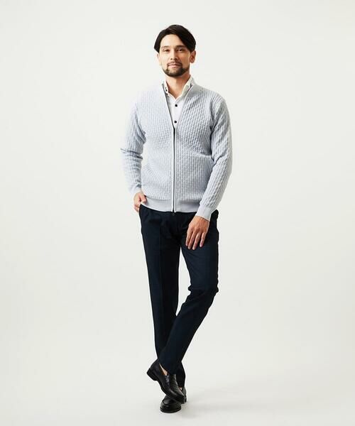 MICHEL KLEIN HOMME / ミッシェルクランオム ニット・セーター | スタンドカラ—ニットカーディガン | 詳細9