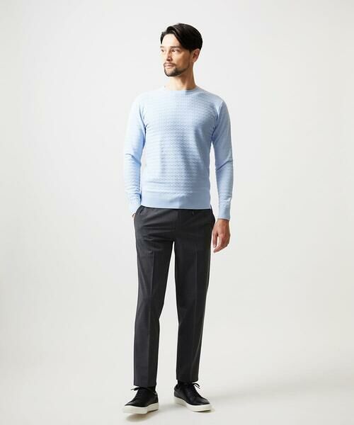 MICHEL KLEIN HOMME / ミッシェルクランオム ニット・セーター | クラシカルクルーネックニット | 詳細1