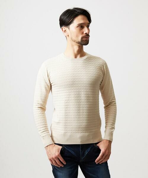 MICHEL KLEIN HOMME / ミッシェルクランオム ニット・セーター | クラシカルクルーネックニット | 詳細2