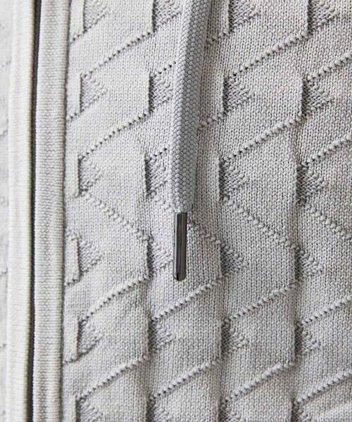 MICHEL KLEIN HOMME / ミッシェルクランオム ニット・セーター | 【セットアップ】ニットジップアップパーカー | 詳細10