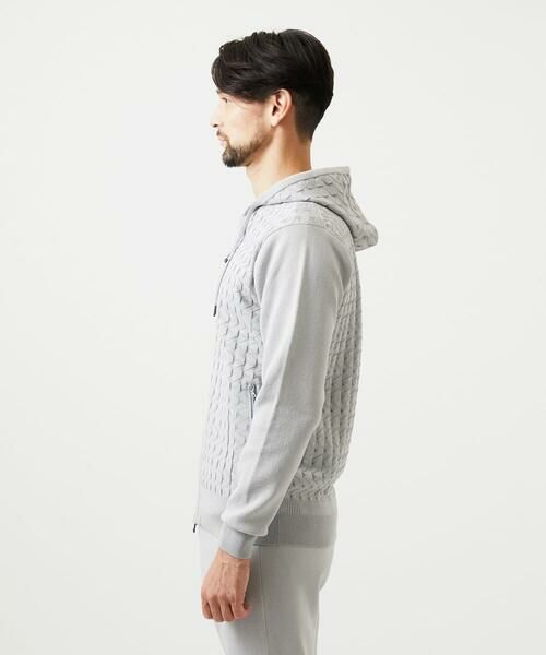 MICHEL KLEIN HOMME / ミッシェルクランオム ニット・セーター | 【セットアップ】ニットジップアップパーカー | 詳細5