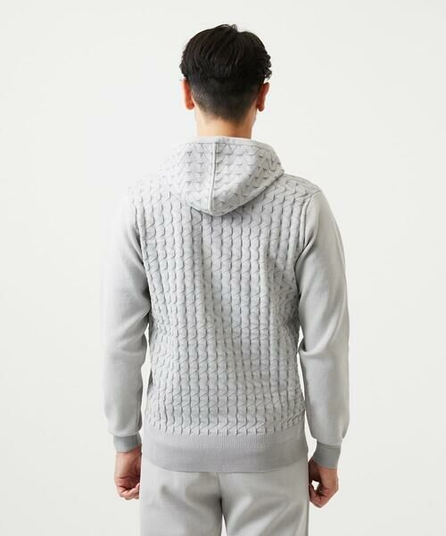 MICHEL KLEIN HOMME / ミッシェルクランオム ニット・セーター | 【セットアップ】ニットジップアップパーカー | 詳細6