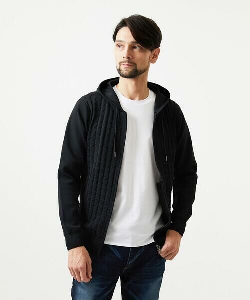 MICHEL KLEIN HOMME / ミッシェルクランオム ニット・セーター | 【セットアップ】ニットジップアップパーカー | 詳細14