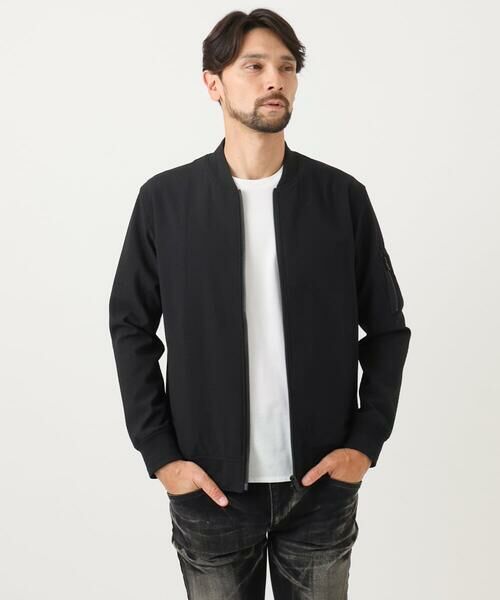 MICHEL KLEIN HOMME / ミッシェルクランオム その他アウター | 【セットアップ】ビックへリンボンMA-1ブルゾン | 詳細1