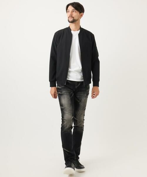 MICHEL KLEIN HOMME / ミッシェルクランオム その他アウター | 【セットアップ】ビックへリンボンMA-1ブルゾン | 詳細2