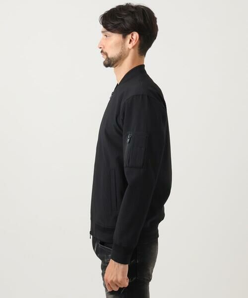 MICHEL KLEIN HOMME / ミッシェルクランオム その他アウター | 【セットアップ】ビックへリンボンMA-1ブルゾン | 詳細4