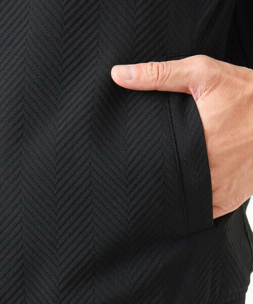 MICHEL KLEIN HOMME / ミッシェルクランオム その他アウター | 【セットアップ】ビックへリンボンMA-1ブルゾン | 詳細9