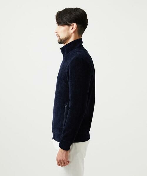 MICHEL KLEIN HOMME / ミッシェルクランオム カーディガン・ボレロ | スタンドカラーモールニットカーディガン | 詳細3