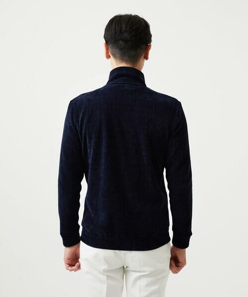 MICHEL KLEIN HOMME / ミッシェルクランオム カーディガン・ボレロ | スタンドカラーモールニットカーディガン | 詳細4