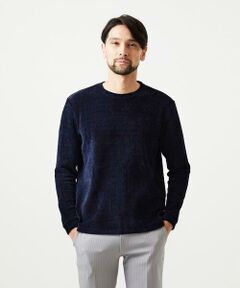 MICHEL KLEIN HOMME / ミッシェルクランオム カットソー | クルーネックモールニット