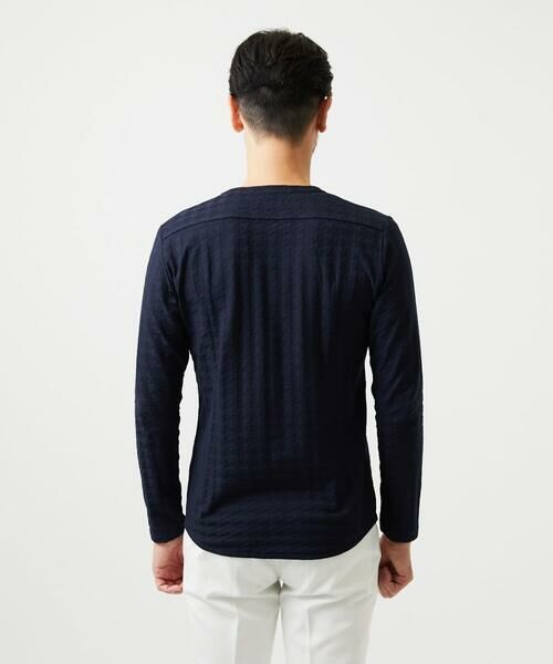 MICHEL KLEIN HOMME / ミッシェルクランオム カットソー | チドリ柄Vネックカットソー | 詳細3