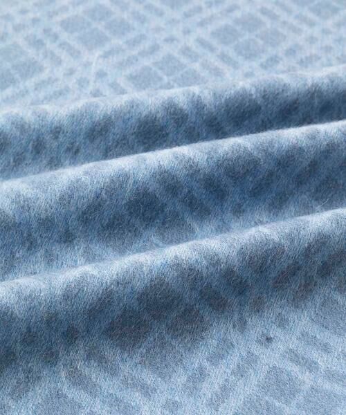 MICHEL KLEIN HOMME / ミッシェルクランオム マフラー・ショール・スヌード・ストール | バイアスチェック柄カシミヤマフラー | 詳細1