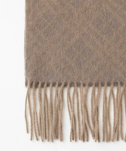 MICHEL KLEIN HOMME / ミッシェルクランオム マフラー・ショール・スヌード・ストール | バイアスチェック柄カシミヤマフラー | 詳細2