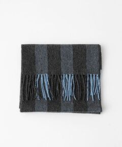 MICHEL KLEIN HOMME / ミッシェルクランオム マフラー・ショール・スヌード・ストール | ストライプ柄カシミヤマフラー