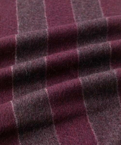 MICHEL KLEIN HOMME / ミッシェルクランオム マフラー・ショール・スヌード・ストール | ストライプ柄カシミヤマフラー | 詳細2