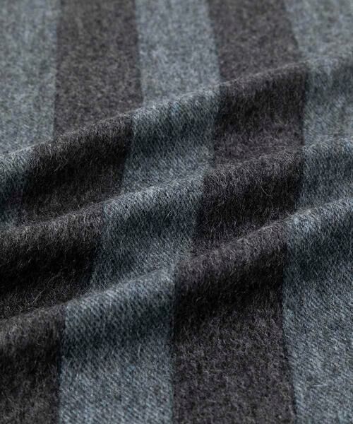 MICHEL KLEIN HOMME / ミッシェルクランオム マフラー・ショール・スヌード・ストール | ストライプ柄カシミヤマフラー | 詳細5