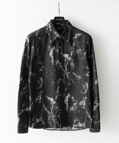 MICHEL KLEIN HOMME / ミッシェルクランオム シャツ・ブラウス | スモーク柄長袖シャツ