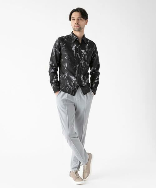 MICHEL KLEIN HOMME / ミッシェルクランオム シャツ・ブラウス | スモーク柄長袖シャツ | 詳細2