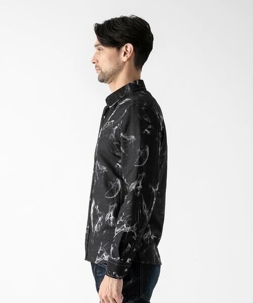 MICHEL KLEIN HOMME / ミッシェルクランオム シャツ・ブラウス | スモーク柄長袖シャツ | 詳細5