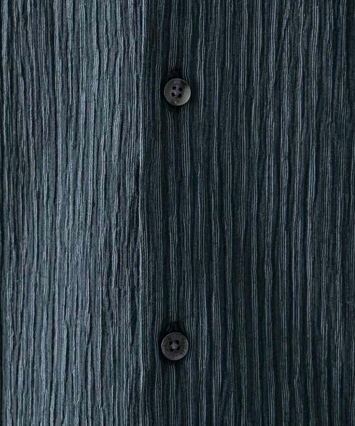 MICHEL KLEIN HOMME / ミッシェルクランオム シャツ・ブラウス | ジャージストライプ長袖シャツ | 詳細9