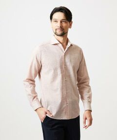 MICHEL KLEIN HOMME / ミッシェルクランオム シャツ・ブラウス | コットンウェーブ長袖シャツ