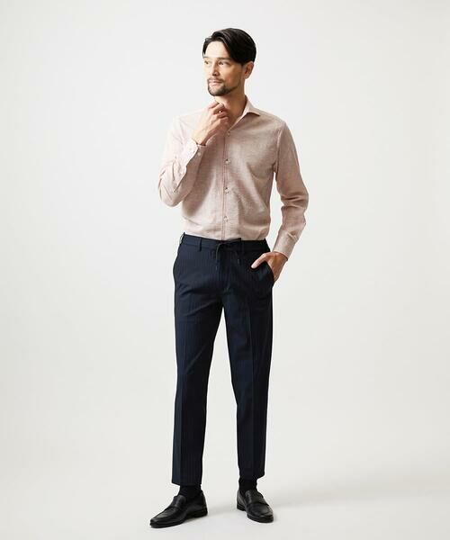 MICHEL KLEIN HOMME / ミッシェルクランオム シャツ・ブラウス | コットンウェーブ長袖シャツ | 詳細2