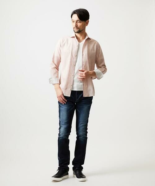 MICHEL KLEIN HOMME / ミッシェルクランオム シャツ・ブラウス | コットンウェーブ長袖シャツ | 詳細3