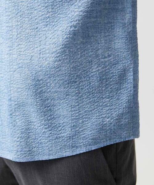 MICHEL KLEIN HOMME / ミッシェルクランオム シャツ・ブラウス | コットンウェーブ長袖シャツ | 詳細12