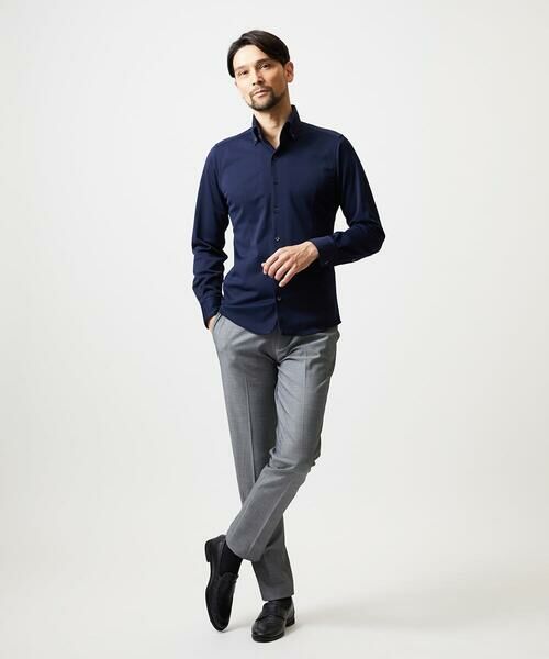 MICHEL KLEIN HOMME / ミッシェルクランオム シャツ・ブラウス | 《日本製》ボタンダウン長袖シャツ | 詳細4