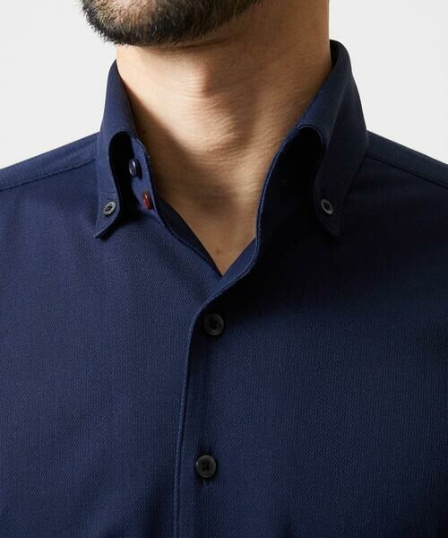 MICHEL KLEIN HOMME / ミッシェルクランオム シャツ・ブラウス | 《日本製》ボタンダウン長袖シャツ | 詳細7