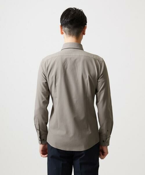 MICHEL KLEIN HOMME / ミッシェルクランオム シャツ・ブラウス | ストレッチサッカー長袖シャツ | 詳細2