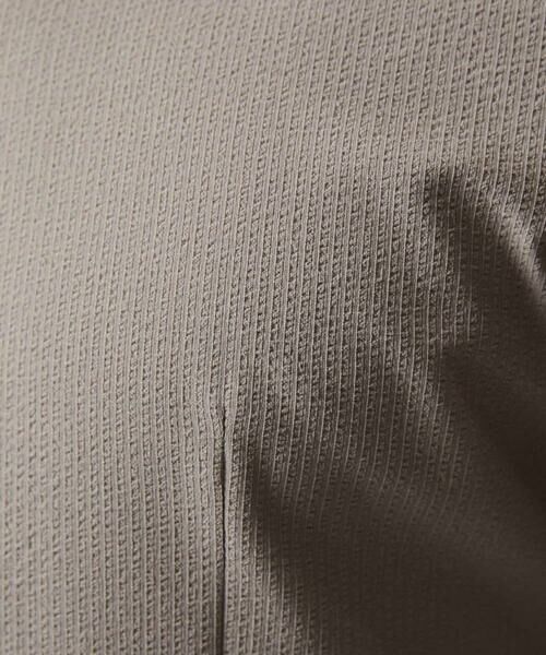 MICHEL KLEIN HOMME / ミッシェルクランオム シャツ・ブラウス | ストレッチサッカー長袖シャツ | 詳細7