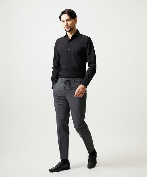 MICHEL KLEIN HOMME / ミッシェルクランオム シャツ・ブラウス | ストレッチサッカー長袖シャツ | 詳細16