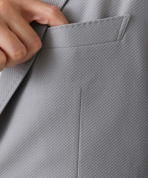 MICHEL KLEIN HOMME / ミッシェルクランオム テーラードジャケット | 【セットアップ】コットンライクストレッチテーラードジャケット | 詳細10