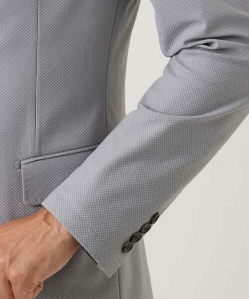 MICHEL KLEIN HOMME / ミッシェルクランオム テーラードジャケット | 【セットアップ】コットンライクストレッチテーラードジャケット | 詳細11