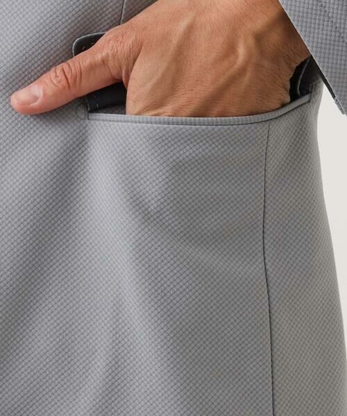 MICHEL KLEIN HOMME / ミッシェルクランオム テーラードジャケット | 【セットアップ】コットンライクストレッチテーラードジャケット | 詳細12