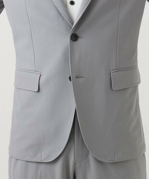 MICHEL KLEIN HOMME / ミッシェルクランオム テーラードジャケット | 【セットアップ】コットンライクストレッチテーラードジャケット | 詳細13