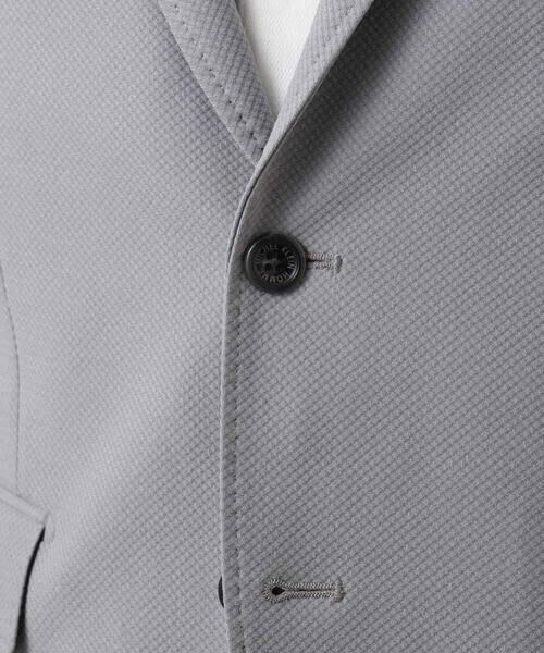 MICHEL KLEIN HOMME / ミッシェルクランオム テーラードジャケット | 【セットアップ】コットンライクストレッチテーラードジャケット | 詳細14