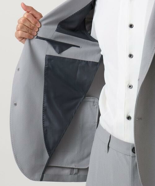 MICHEL KLEIN HOMME / ミッシェルクランオム テーラードジャケット | 【セットアップ】コットンライクストレッチテーラードジャケット | 詳細15