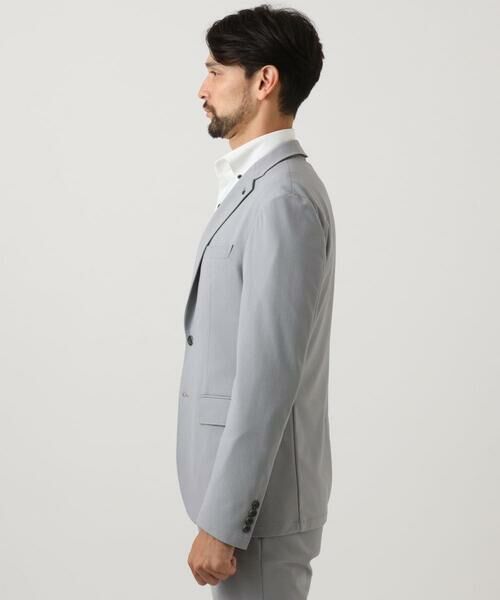 MICHEL KLEIN HOMME / ミッシェルクランオム テーラードジャケット | 【セットアップ】コットンライクストレッチテーラードジャケット | 詳細5