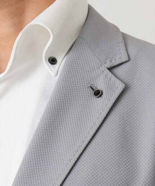 MICHEL KLEIN HOMME / ミッシェルクランオム テーラードジャケット | 【セットアップ】コットンライクストレッチテーラードジャケット | 詳細8