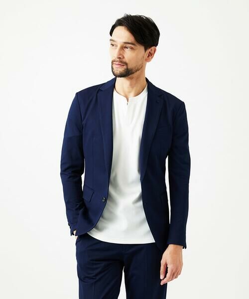 MICHEL KLEIN HOMME / ミッシェルクランオム テーラードジャケット | 【セットアップ】メッシュテーラードジャケット | 詳細2