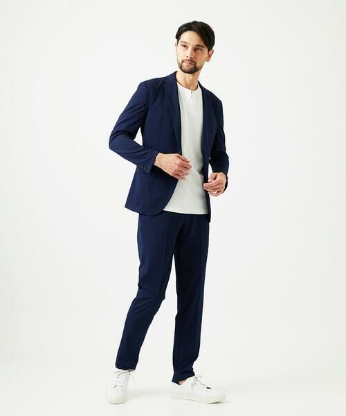 MICHEL KLEIN HOMME / ミッシェルクランオム テーラードジャケット | 【セットアップ】メッシュテーラードジャケット | 詳細3