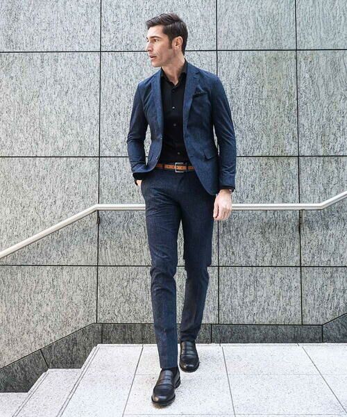 MICHEL KLEIN HOMME / ミッシェルクランオム テーラードジャケット | 【セットアップ】メッシュプリントテーラードジャケット | 詳細5