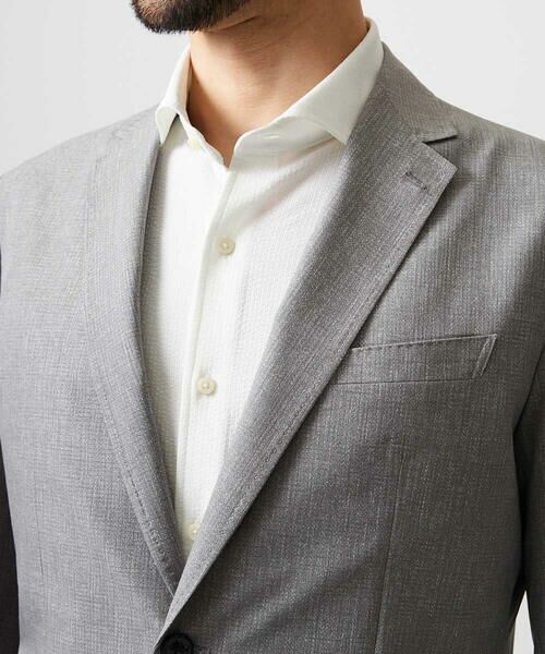 MICHEL KLEIN HOMME / ミッシェルクランオム テーラードジャケット | 【セットアップ】メッシュプリントテーラードジャケット | 詳細10