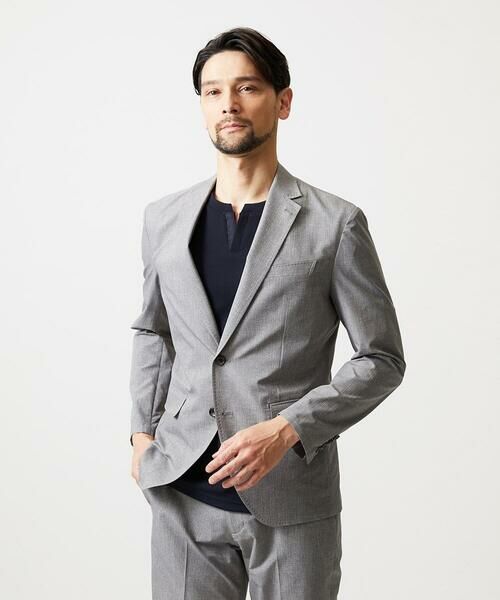 MICHEL KLEIN HOMME / ミッシェルクランオム テーラードジャケット | 【セットアップ】メッシュプリントテーラードジャケット | 詳細6