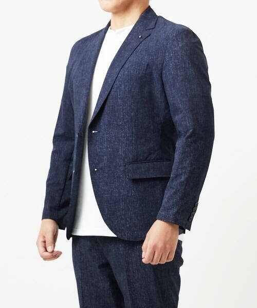 MICHEL KLEIN HOMME / ミッシェルクランオム テーラードジャケット | 【BODY MAKE】【セットアップ】メッシュプリントテーラードジャケット | 詳細2